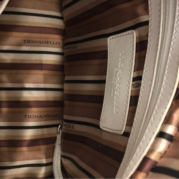 Tignanello Leather Bag with Handles and Shoulder Strap - Picture 6 of 15